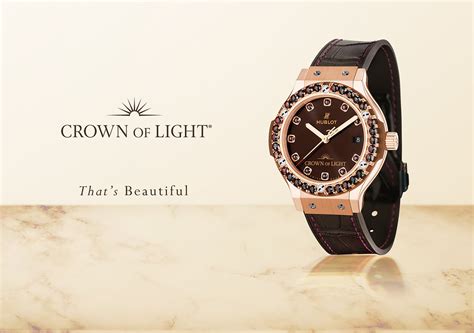 hublot crown of light|hublot wrist watch manual.